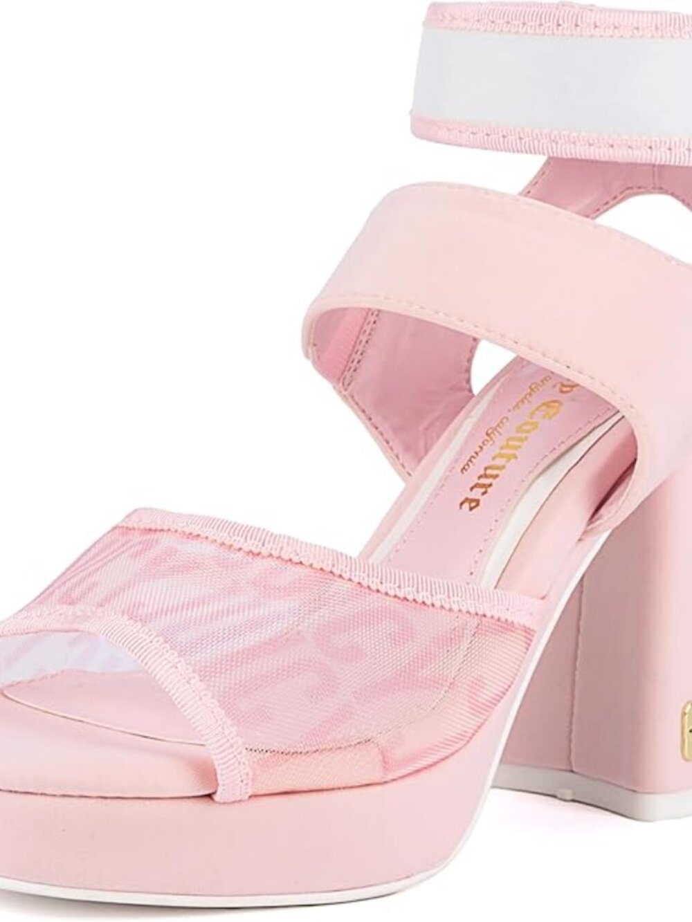 Juicy Couture Women's High Heel Dress Sandals with Open Toe 9